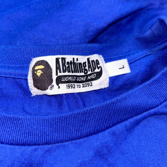 Bape long sleeve tee size L - Picture 5 of 6